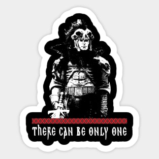 there can be only one Sticker